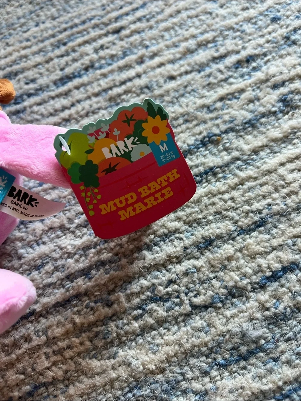 Bark Mud Bath Marie Pig Dog Toy NWT